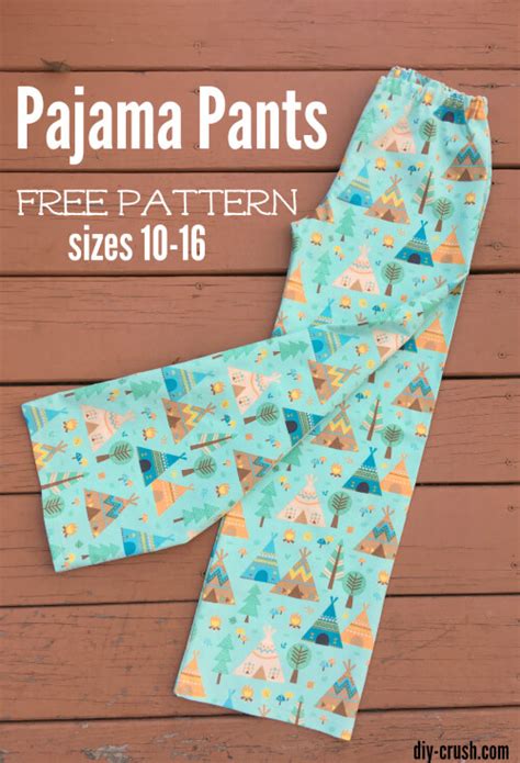 free pajama pants pattern pdf|free sewing patterns pajama pants.